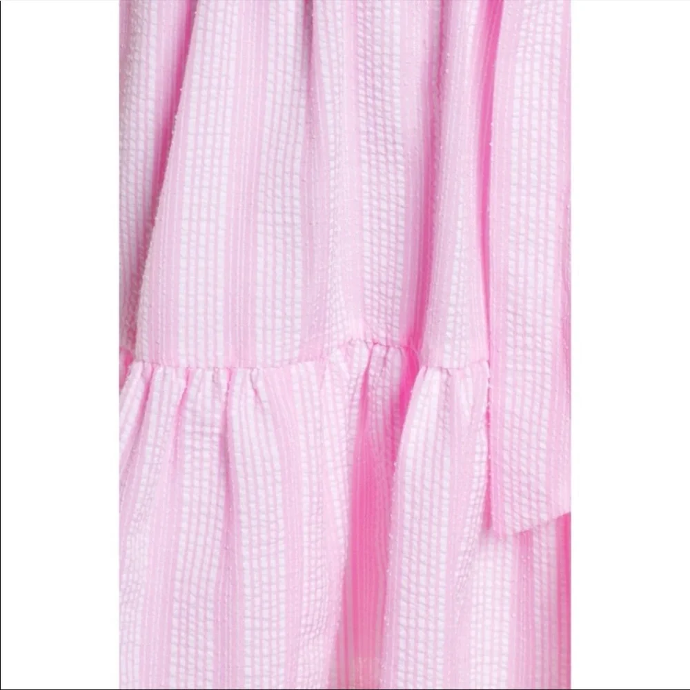 Lilly Pulitzer Trisha Pink Seersucker Dress NWT 0 - Picture 7 of 16